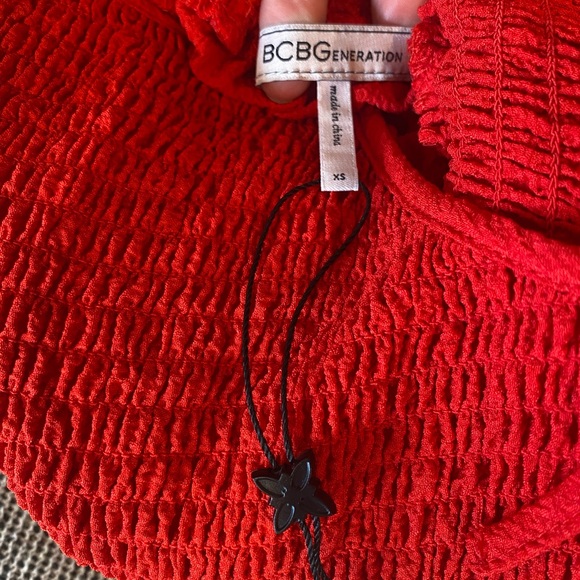 Bcbg maxi red dress size sx fits small new with tags - Picture 3 of 6